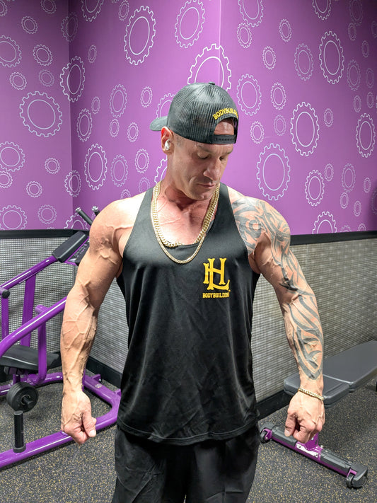 Black Tank Top w/ Gold HL Logo *PRE-ORDER*